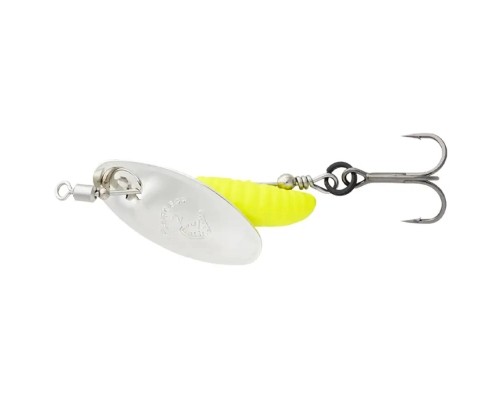 Блешня Savage Gear Grub Spinners 2 5.8g Silver Yellow (1854.45.01) Блешня Savage Gear Grub Spinners 2 5.8g Silver Yellow (1854.45.01)