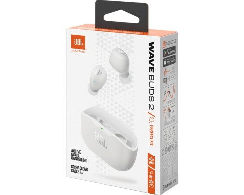 Навушники JBL Wave Buds 2 White (JBLWBUDS2WHT)