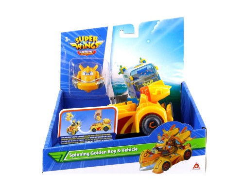 Ігровий набір Super Wings Spinning Vehicle Золотий Хлопчик (Golden Boy) (EU770331)