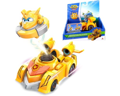 Ігровий набір Super Wings Spinning Vehicle Золотий Хлопчик (Golden Boy) (EU770331)