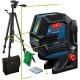 Лазерний нівелір Bosch GCL 2-50 G, до 15м, 0.3мм/м, з штативом BT 150, тримачем RM 10, чохол (0.601.066.M01)