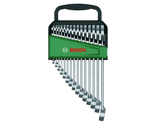 Ключ Bosch гайковий, набір 15шт, комбінований, 6-21мм, CrV (1.600.A02.Z9E)