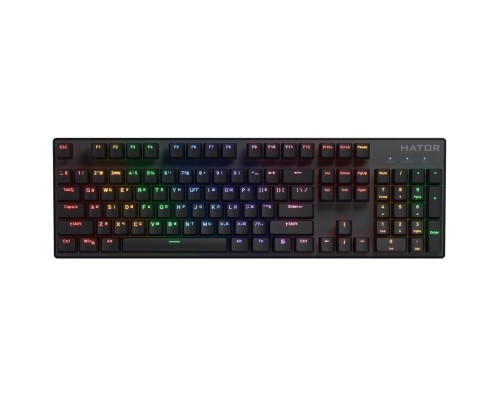 Клавіатура Hator Icefall Mecha Rainbow USB Black (HTK104UA)
