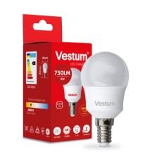 Лампочка Vestum LED G45 8W 3000K 220V E14 (1-VS-1212)