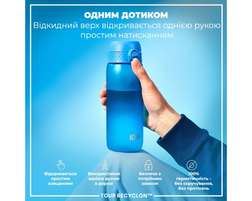 Пляшка для води ION8 OneTouch 750 мл BPA Free, Blue (I8RF750BLU)