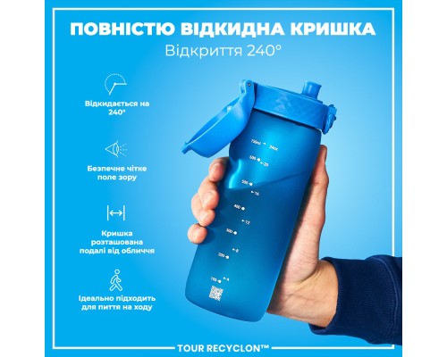 Пляшка для води ION8 OneTouch 750 мл BPA Free, Blue (I8RF750BLU)