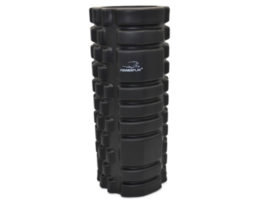 Масажний ролик PowerPlay 4025 Massage Roller 33x14см Чорний (PP_4025_Black)