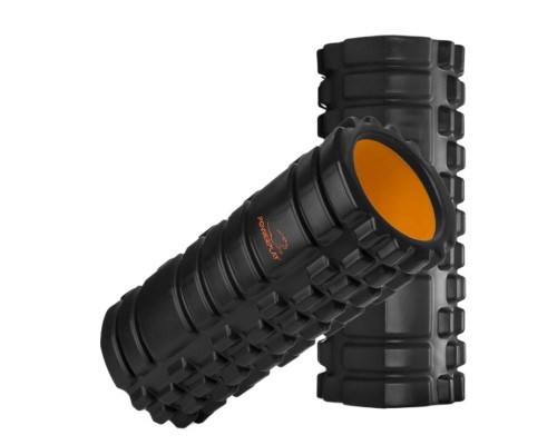 Масажний ролик PowerPlay 4025 Massage Roller 33x14см Чорний (PP_4025_Black)