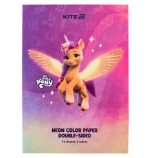 Кольоровий папір Kite А4 неоновий My Little Pony (10 аркушів/ 5 кольорів) (LP24-252)