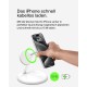 Зарядний пристрій Belkin 3in1 Magnetic Adjustable Pad Qi2 15W White (WIZ023VFWH)