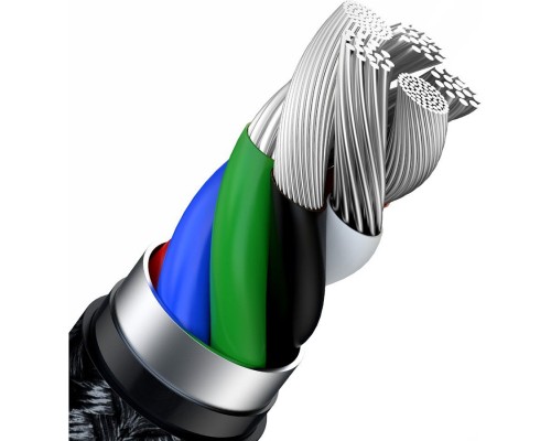 Дата кабель USB-C to Lightning 1.0m Cafule Metal PD 20W black Baseus (CATLJK-A01)