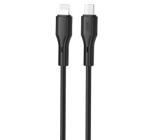 Дата кабель USB-C to Lightning 1.0m 27W Rock XO (NBQ231A_Black)