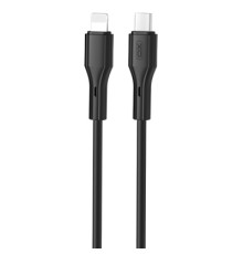 Дата кабель USB-C to Lightning 1.0m 27W Rock XO (NBQ231A_Black)
