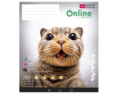 Зошит Школярик Online 48 аркушів клітинка (048-3420K)