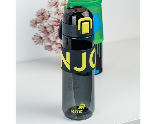 Пляшка для води Kite 680 мл чорно-жовта (K25-1233-1)