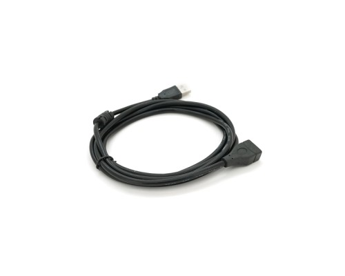 Дата кабель USB 2.0 AM/AF 2.0m ferrite black Voltronic (YT-AM/AF-2.0B)