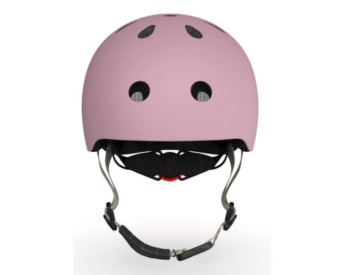 Шолом Scoot&Ride пастельно-бузковий з ліхтариком 45-51см (SR-181206-WILDBERRY)