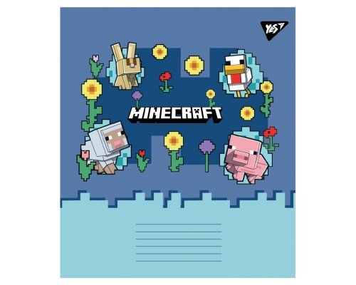 Зошит Yes Зошит учнівський шкільний Yes Minecraft Spring А5 12 аркушів кліт (767590)