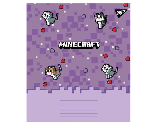 Зошит Yes Зошит учнівський шкільний Yes Minecraft Spring А5 12 аркушів кліт (767590)