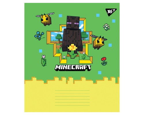 Зошит Yes Зошит учнівський шкільний Yes Minecraft Spring А5 12 аркушів кліт (767590)