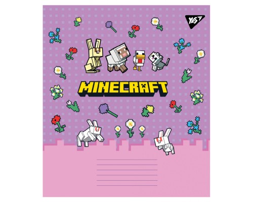 Зошит Yes Зошит учнівський шкільний Yes Minecraft Spring А5 12 аркушів кліт (767590)