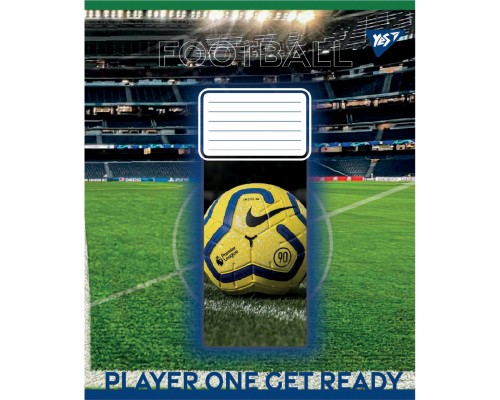 Зошит Yes Football stadium А5 18 аркушів лінія (767746)