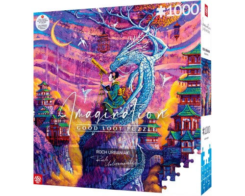 Пазл GoodLoot Imagination: Roch Urbaniak Sakura & Ryu 1000 ел. (5908305249740)