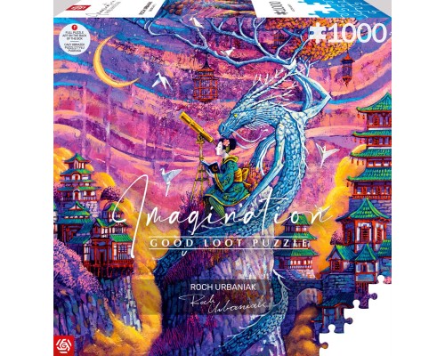 Пазл GoodLoot Imagination: Roch Urbaniak Sakura & Ryu 1000 ел. (5908305249740)