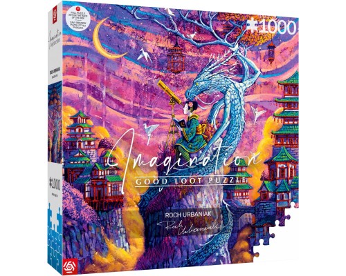 Пазл GoodLoot Imagination: Roch Urbaniak Sakura & Ryu 1000 ел. (5908305249740)