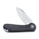 Ніж Civivi Elementum, Damascus, Carbon Fiber/G10 (C907DS)
