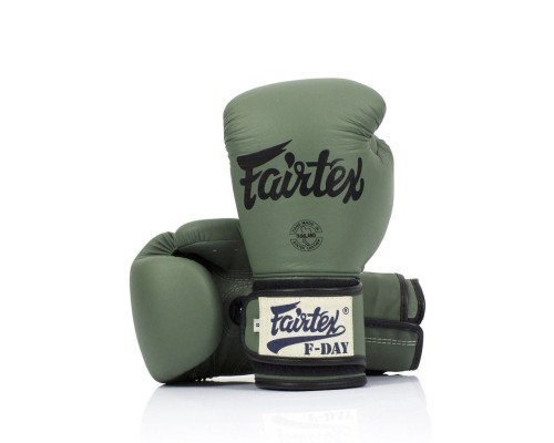 Боксерські рукавички Fairtex BGV11 Green 10 унцій (бинти в комплекті) (BGV11_10oz_Green)