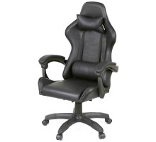 Крісло ігрове Аклас Бешкет ANF підліткове Чорний (PU-чорний) (00160337)