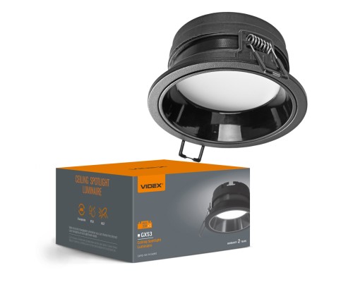 Світильник Videx під лампу GX53 (VL-SPF28R-B)