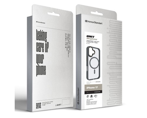 Чохол до мобільного телефона Armorstandart Unit MagCase Apple iPhone 17 Titanium Grey (ARM86285)
