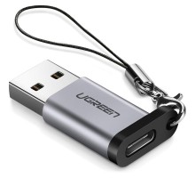 Перехідник USB 3.0 AM to USB-C F gray Ugreen (50533)