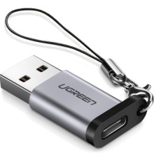 Перехідник USB 3.0 AM to USB-C F gray Ugreen (50533)