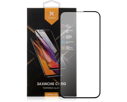 Скло захисне Vinga Apple iPhone 16E (VGIP16E)