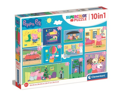 Пазл Clementoni 10 в 1 Peppa Pig (20271)