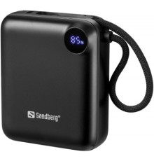 Батарея універсальна Sandberg 10000mAh PD/3.1/20W, QC/3.0, USB-C In/Out, with 2 cables USB-C (421-26)