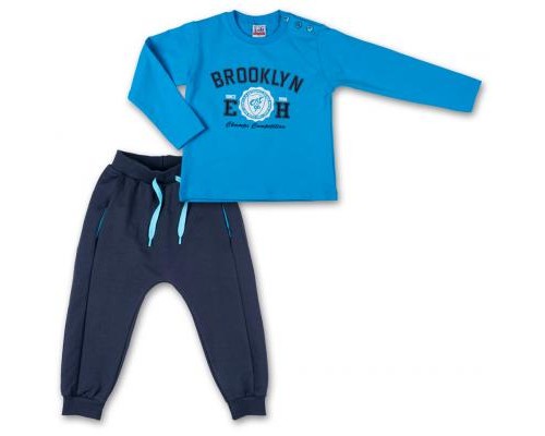 Набір дитячого одягу Breeze кофта та штани блакитний 