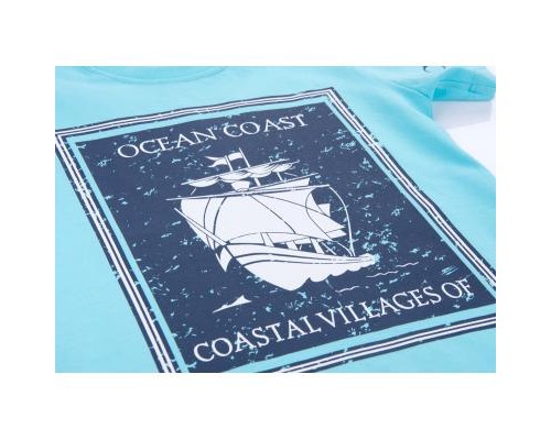 Набір дитячого одягу E&H з вітрильником (8299-116B-blue)