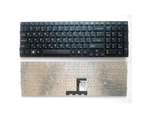 Клавіатура ноутбука Sony VPC-EC Series черная RU (A43369)