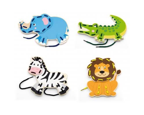 Розвиваюча іграшка Viga Toys Дикие животные (51326)