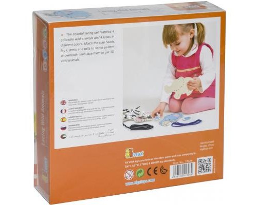 Розвиваюча іграшка Viga Toys Дикие животные (51326)
