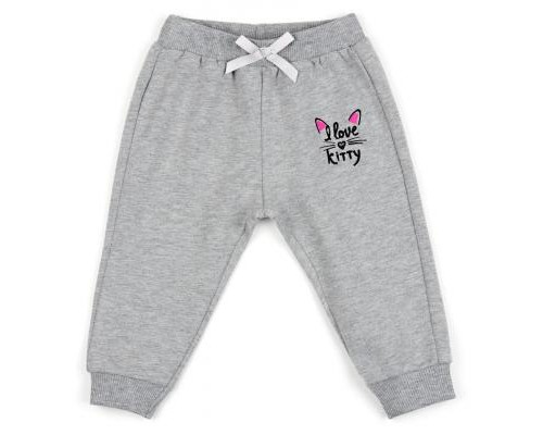 Штани дитячі Breeze I LOVE KITTY (12326-68G-gray)