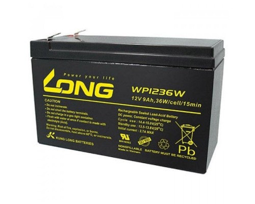 Батарея до ДБЖ Long 12В 9Ач (WP1236W) (WP1236W) 