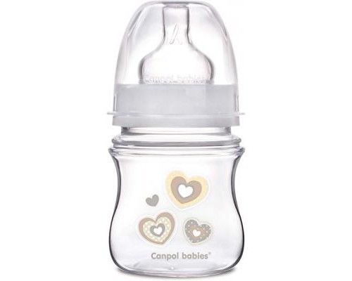 Пляшечка для годування Canpol babies антиколькова EasyStart Newborn baby 120 мл (35/216_bei)