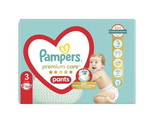 Підгузки Pampers Premium Care Pants Midi Розмір 3 70 шт (8001090759955)
