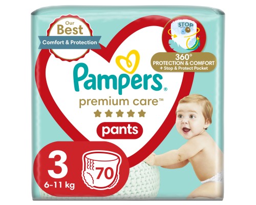Підгузки Pampers Premium Care Pants Midi Розмір 3 70 шт (8001090759955)