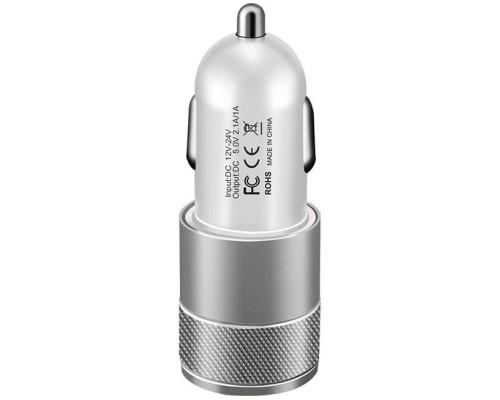 Зарядний пристрій XoKo CC-200 2 USB 2.1A Black / White (CC-200-BKWH)